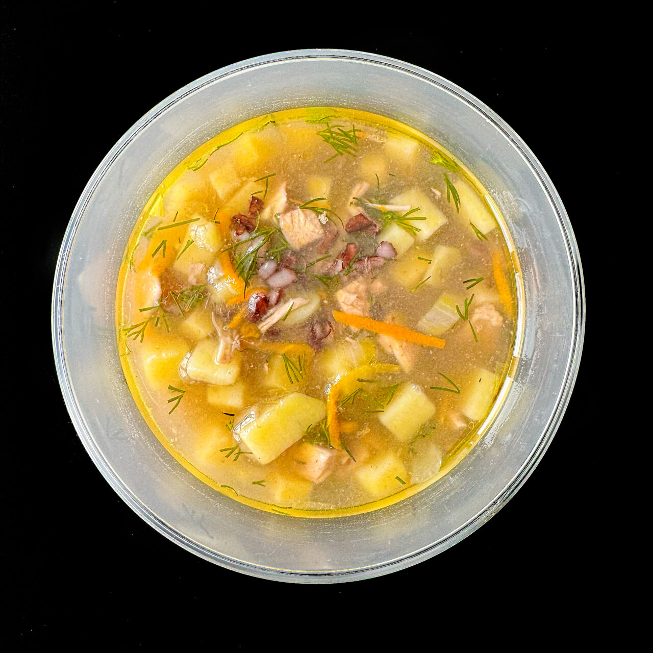 Овощной суп с диким рисом